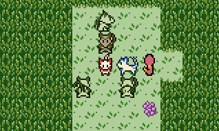 An esprit level with many enemies surrounding the player